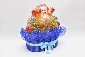 Giỏ quà Yến Hoàng Phi - Tài Lộc (Xanh) (1)